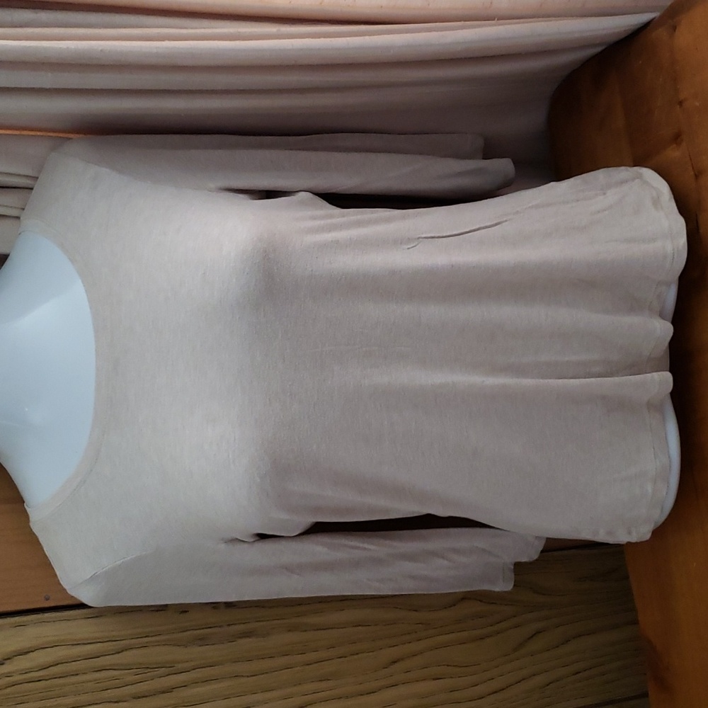 Long sleeved viscose blend basic tee Women's Size L